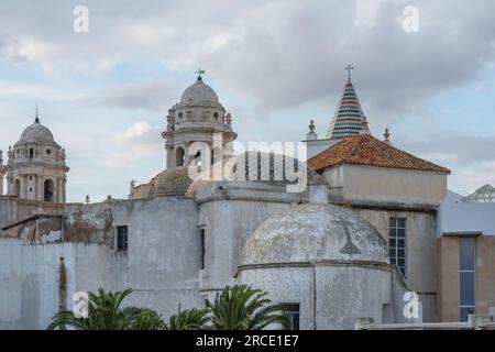 Church of the Holy Cross (Cadiz Old Cathedral) - Cadiz, Andalusia, Spain Stock Photo