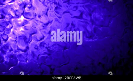 beautiful purple grungy strange forms relievo - abstract 3D rendering Stock Photo