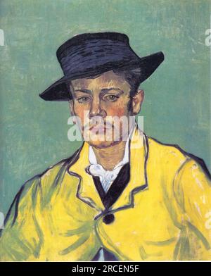 Portrait of Armand Roulin 1888; Arles, Bouches-du-Rhône, France by Vincent van Gogh Stock Photo