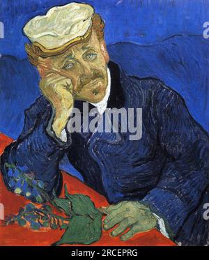 Portrait of Doctor Gachet 1890; Auvers-sur-oise, France by Vincent van Gogh Stock Photo