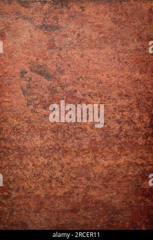 rusty metal texture, rustic background. brown steel plate Stock Photo