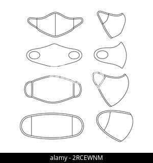 blank mask template