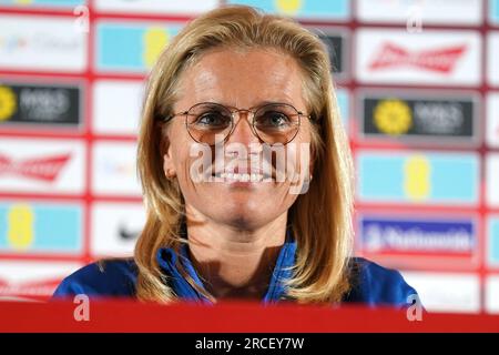 File photo dated 31-05-2023 of England manager Sarina Wiegman, who distinctly remembers the day she and her Netherlands team-mates checked into the White Swan hotel in Guangzhou, China to launch an experiment that would forever change women's football. Issue date: Friday July 14, 2023. Stock Photo