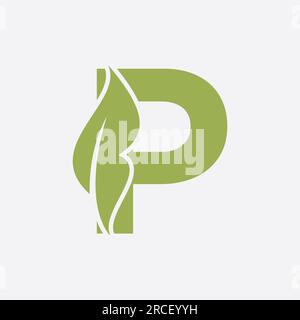 Letter E Leaf Logo. Eco Farm Logotype Vector Template. Organic Symbol ...