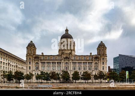 Beautiful view footage taken during my trip to Liverpool Stock Photo