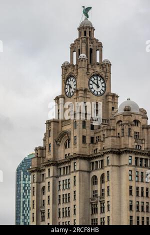 Beautiful view footage taken during my trip to Liverpool Stock Photo