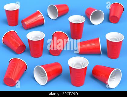 https://l450v.alamy.com/450v/2rcfc9d/set-of-plastic-disposable-party-cup-isolated-on-blue-background-3d-render-of-take-away-glass-for-juice-fresh-beer-2rcfc9d.jpg