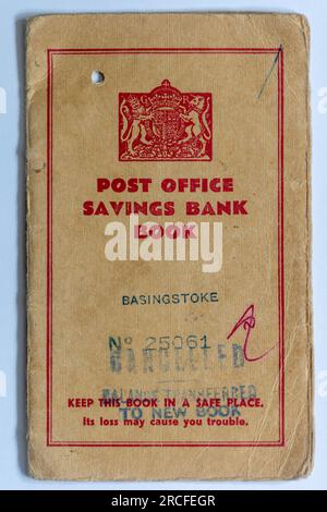 1950's Post Office Savings Bank Book Stock Photo - Alamy