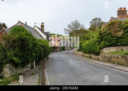 Beautiful view footage taken of the village with a camera Stock Photo