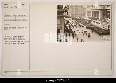 In February 1919, the 369th Infantry Regiment, known as the Harlem ...