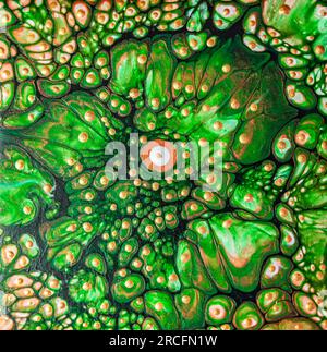 Acrylic & Resin Abstract Art Stock Photo