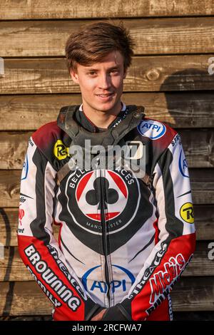 Belle Vue Aces' Connor Bailey in Blue and team mate Belle Vue Aces ...