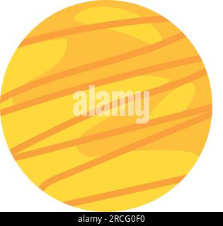 Isolated colored planet sketch icon Vector Stock Vector