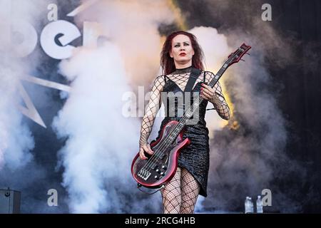 Nadja Peulen of Coal Chamber performs at Inkcarceration Music and