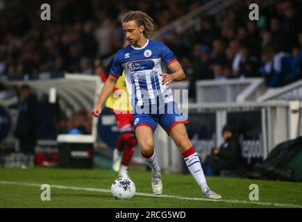 Hartlepool United's Kieran Burton during the Vanarama National League match  between Altrincham and Hartlepool United at