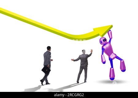 Artificial intelligence helping support the economic growth Stock Photo