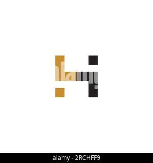 Letter H Logo Connect. Initial H Vector Stock Vector