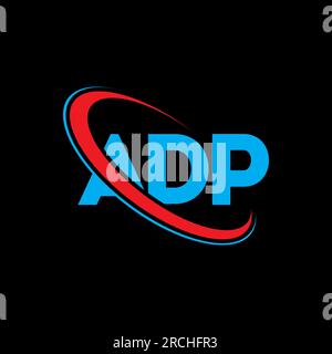 ADP logo. ADP letter. ADP letter logo design. Initials ADP logo linked ...