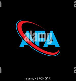 AFA letter logo design for technology company. AFA logo design black ...