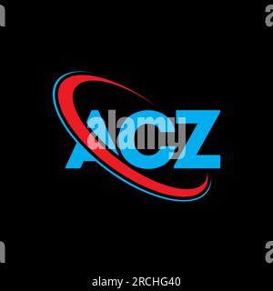 ACZ logo. ACZ letter. ACZ letter logo design. Initials ACZ logo linked ...