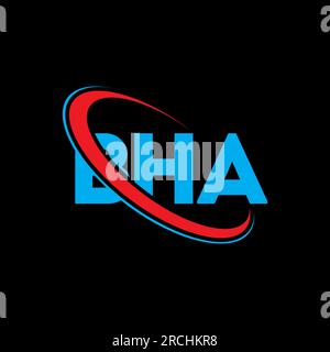 BHA logo. BHA letter. BHA letter logo design. Initials BHA logo linked ...