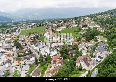 Cityscape. Vaduz, Liechtenstein, Europe Stock Photo