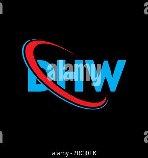 DHW logo. DHW letter. DHW letter logo design. Initials DHW logo linked ...
