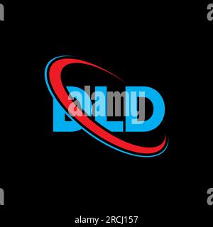 DLD logo. DLD letter. DLD letter logo design. Initials DLD logo linked ...