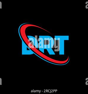 DRT logo. DRT letter. DRT letter logo design. Initials DRT logo linked ...