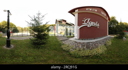 360 degree panoramic view of Suior complex, Baia Sprie, Romania