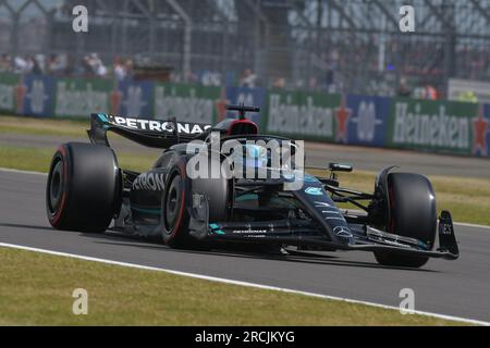 George Russell 2023 Aramco British Grand Prix Stock Photo