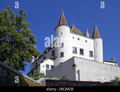 Nyon castle, Nyon, Vaud, Switzerland Stock Photo