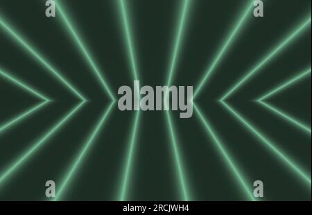 Abstract background Bright rays on green backdrop Copy space Vector illustration Stock Vector
