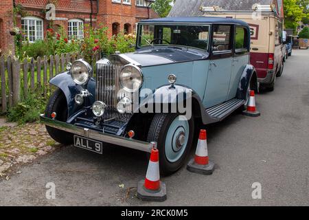 1934 | Rolls-Royce 20/25 Sedanca de Ville, in Avebury Stock Photo