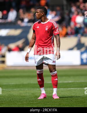 Meadow Lane, Nottingham, UK. 15th July, 2023. Pre Season Football Friendly, Notts County versus Nottingham Forest; Danilo of Nottingham Forest Credit: Action Plus Sports/Alamy Live News Stock Photo