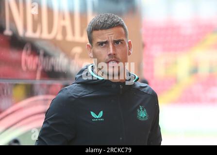 Newcastle United's Karl Darlow during the Pre-season Friendly match between Gateshead and Newcastle United at the Gateshead International Stadium, Gateshead on Saturday 15th July 2023. (Photo: Michael Driver | MI News) Credit: MI News & Sport /Alamy Live News Stock Photo