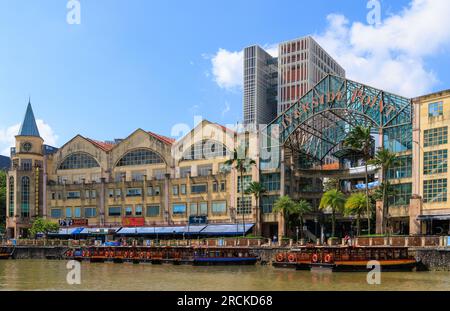 Riverside Point, Hong Lim Quay, Singapore Stock Photo