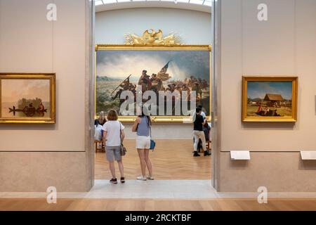 The Metropolitan Museum of Art is a popular tourist attraction on Museum Mile, New York City, USA  2023 Stock Photo