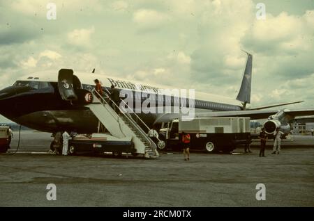 Photographs taken in Malaysia, Malacca,Muar, Batu Pahat, Rompin, Mersing, Kota Bharu, Endau, Singapore during 1973. Streetlfe, markets, rubber collecting and villages. Stock Photo