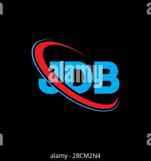 JDB logo. JDB letter. JDB letter logo design. Initials JDB logo linked ...