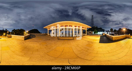 360 degree panoramic view of Victoria Peak Garden（港島山頂公園涼亭）, Hong Kong Island