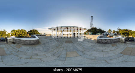 360 degree panoramic view of Victoria Peak Garden Pavilion(港島山頂花園涼亭), Hong Kong Island