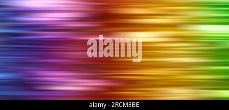 Abstract rainbow color background with horizontal lines in colorful gradient. Stock Photo