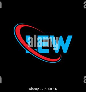 LEW logo. LEW letter. LEW letter logo design. Initials LEW logo