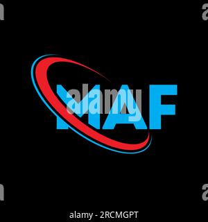 Simple Logo Using Maf MAF logo. MAF letter. MAF letter logo design. Initials MAF logo linked ...