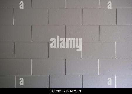 A white-painted brick wall - textures & backgrounds Stock Photo
