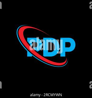 PDP logo. PDP letter. PDP letter logo design. Initials PDP logo linked ...