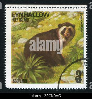 GREAT BRITAIN - CIRCA 1979: stamp printed by Great Britain, shows bear, circa 1979 Stock Photo