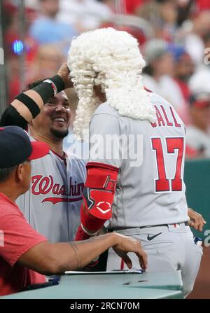 This is a 2023 photo of Alex Call of the Washington Nationals baseball  team. This image reflects the Nationals active roster as of Friday, Feb.  24, 2023, when this image was taken. (