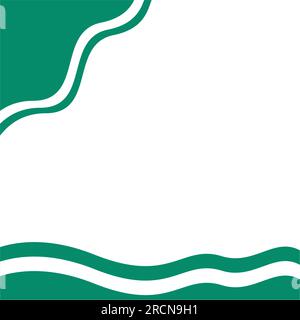 pakistan independence day post design template Stock Vector